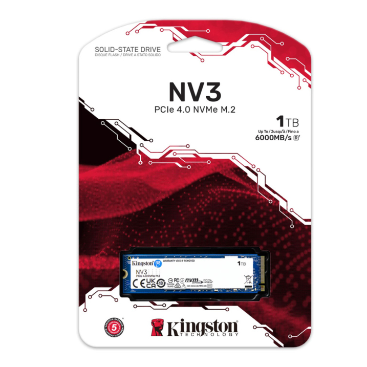 Kingston NV3 PCIe 4.0 NVMe SSD