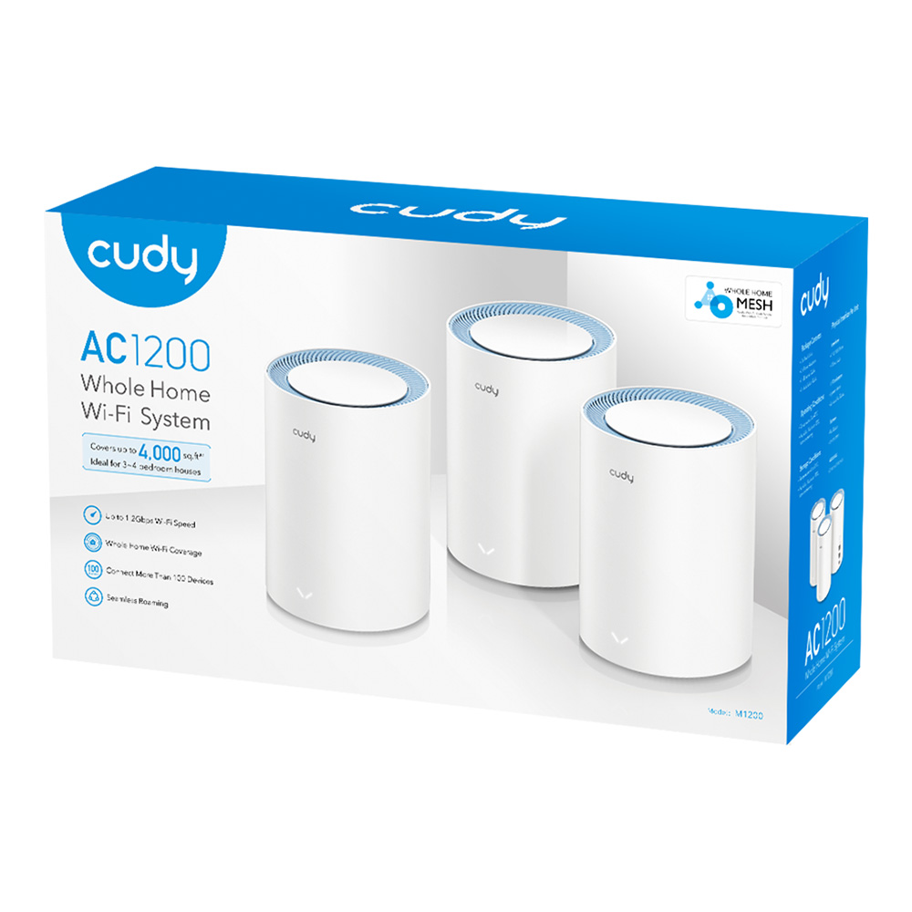 CUDY M1200 Pack x3