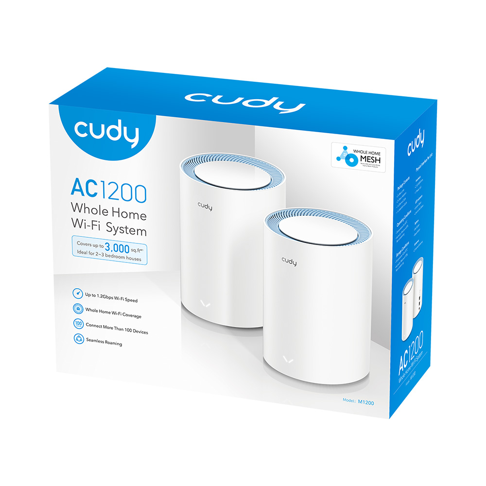CUDY M1200 Pack x2