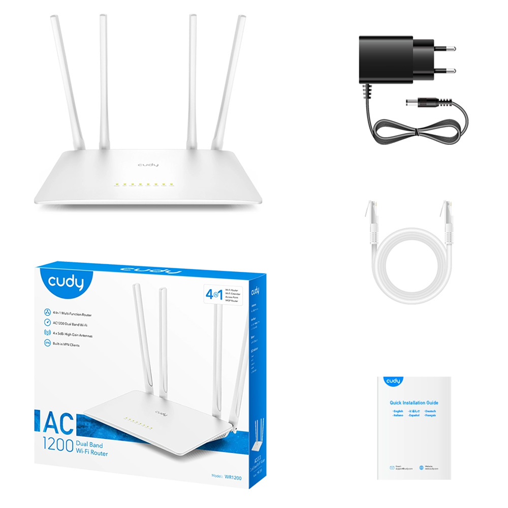 Cudy AC1200 Wi-Fi Router