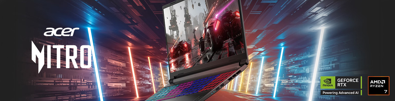Acer Nitro V 16S AI Ryzen 7 260 RTX 5070 Banner