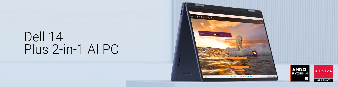 Dell - Plus 14" 2K 2-in-1 Touchscreen Laptop