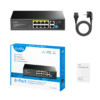 Cudy GS1010P Switch PoE+ Gigabit 8 Puertos