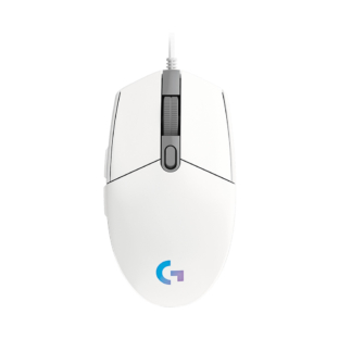 Logitech Mouse Gamer G203 Lightsync Blanco