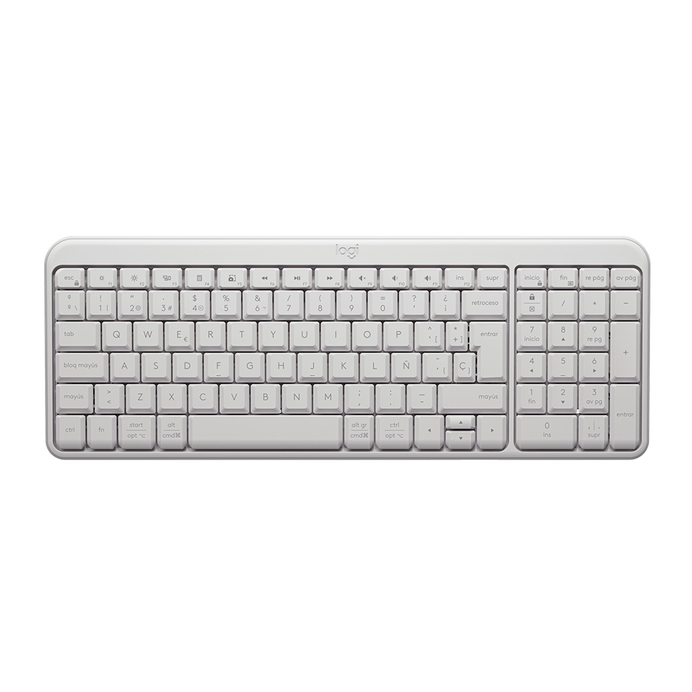 Teclado Inalámbrico Logitech K250 Blanco