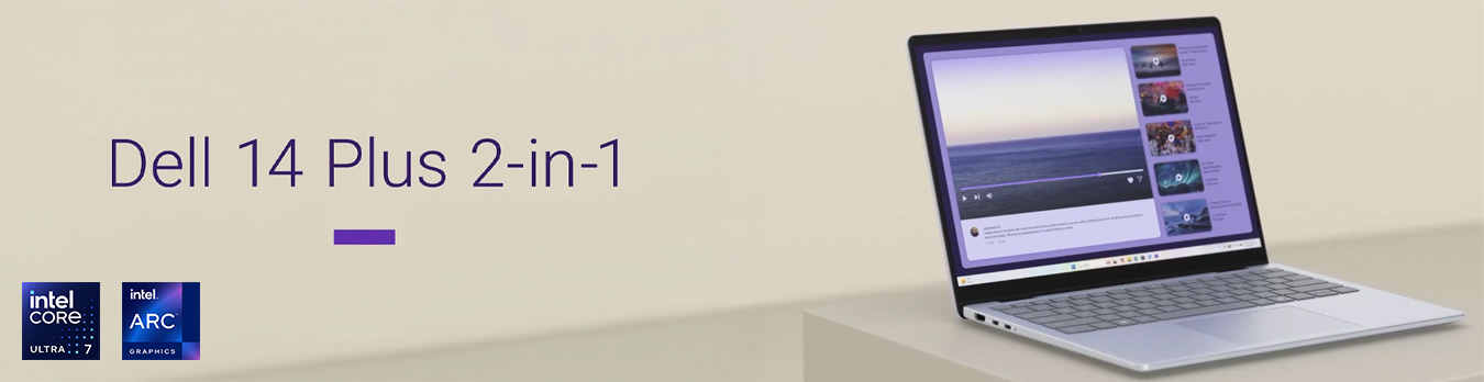 Dell 14 Plus 2en1 Intel Core Ultra 7 256V