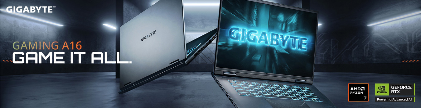 GIGABYTE Gaming A16 Banner